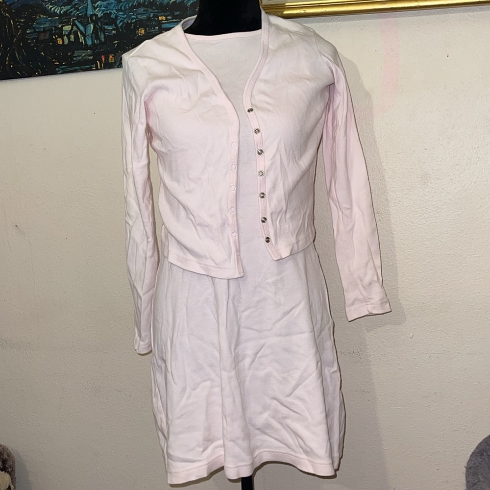 SOLD-Moda Int’l two piece dress and cardigan